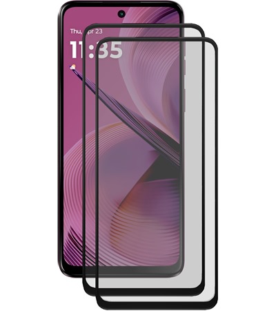CELLFISH DUO 5D tvrzen� sklo pro Motorola Moto G55 5G Full-Frame �ern� 2ks