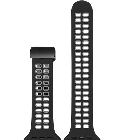 CELLFISH eXtreme silikonov emnek Apple Watch 42 / 44 / 45 / 49mm ern / ed Druhy emnek zdarma 