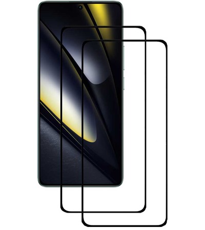 CELLFISH DUO 5D tvrzen sklo pro POCO F6 Full-Frame ern 2ks