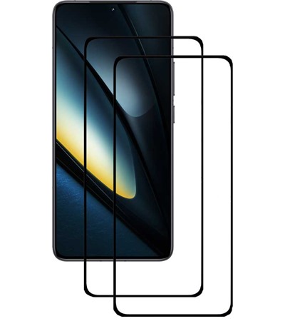 CELLFISH DUO 5D tvrzen sklo pro POCO F6 Pro Full-Frame ern 2ks SLEVA 100% na lens 