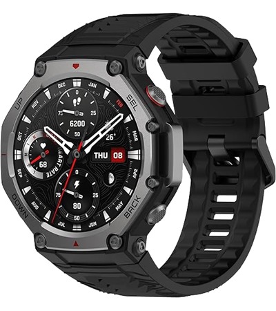 CELLFISH silikonov emnek pro Amazfit T-Rex 3 ern Druhy emnek zdarma 