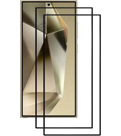 CELLFISH DUO 5D tvrzen sklo pro Samsung Galaxy S25 Ultra Full-Frame ern 2ks SLEVA 100% na lens 