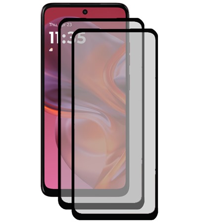 CELLFISH DUO 5D tvrzen� sklo pro Motorola Moto G05 Full-Frame �ern� 2ks