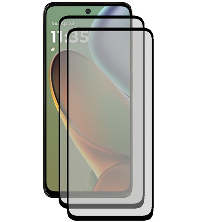 CELLFISH DUO 5D tvrzen sklo pro Motorola Moto G15 Power Full-Frame ern 2ks
