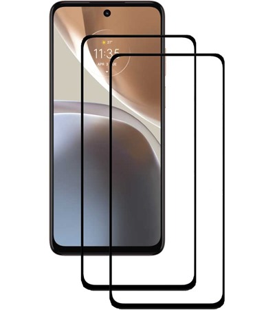 CELLFISH DUO 5D tvrzen sklo pro Motorola Moto G32 Full-Frame ern 2ks
