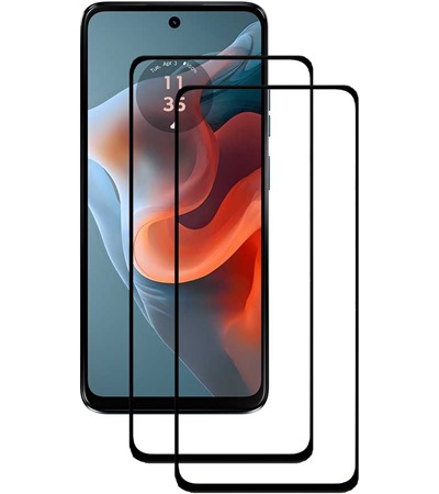 CELLFISH DUO 5D tvrzen� sklo pro Motorola Moto G34 5G Full-Frame �ern� 2ks