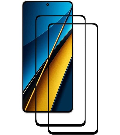 CELLFISH DUO 5D tvrzen sklo pro Xiaomi Redmi Note 13 Pro 5G / POCO X6 5G Full-Frame ern 2ks