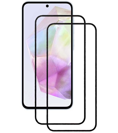 CELLFISH DUO 5D tvrzen sklo pro Samsung Galaxy A35 5G Full-Frame ern 2ks