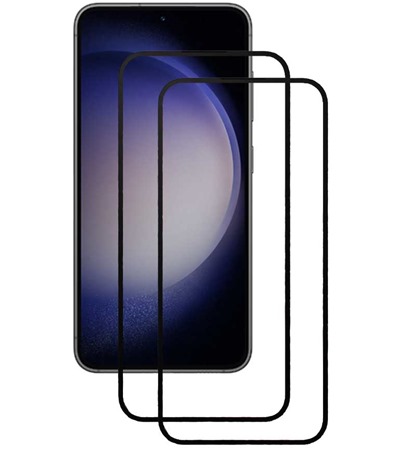 CELLFISH DUO 5D tvrzen sklo pro Samsung Galaxy S22 / S23 Full-Frame ern 2ks