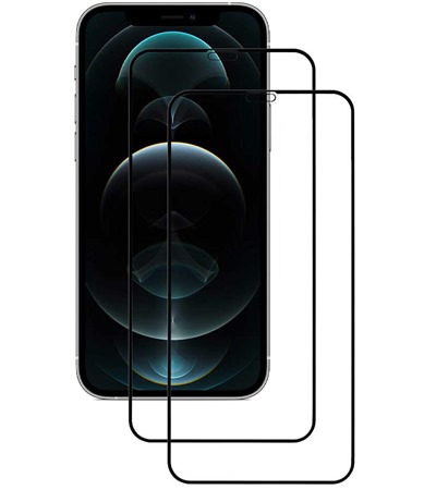 CELLFISH DUO 5D tvrzen sklo pro Apple iPhone 12 / 12 Pro Full-Frame ern 2ks