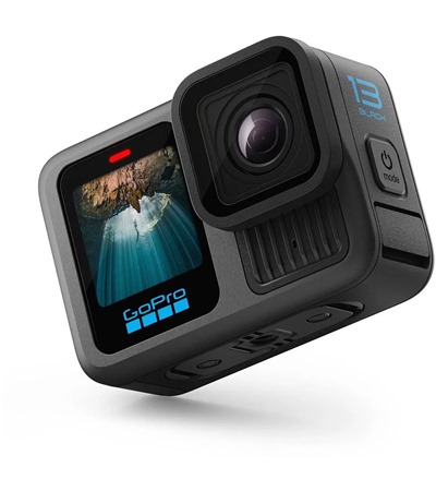 GoPro HERO13 Black ak�n� kamera �ern� Tech-Protect PC6X6 prodlu�ovac� kabel 2m 6x z�suvka, 3x USB-A 3x USB-C 