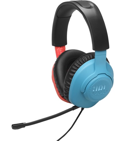 JBL Quantum 100N Console n�hlavn� hern� sluch�tka pro Nintendo Switch a dal�� konzole �erven� / modr� Tech-Protect PC6X6 prodlu�ovac� kabel 2m 6x z�suvka, 3x USB-A 3x USB-C 