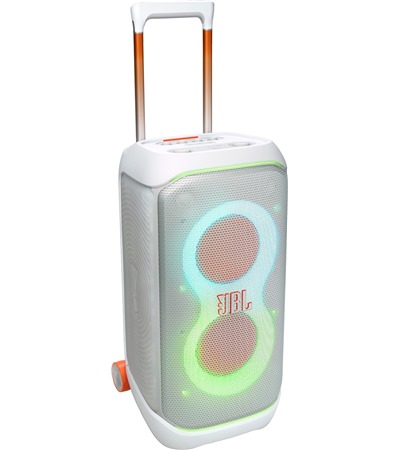 JBL PartyBox Stage 320 party reproduktor b�l� JBL PartyBox Wireless Mic ,Tech-Protect PC6X6 prodlu�ovac� kabel 2m 6x z�suvka, 3x USB-A 3x USB-C 