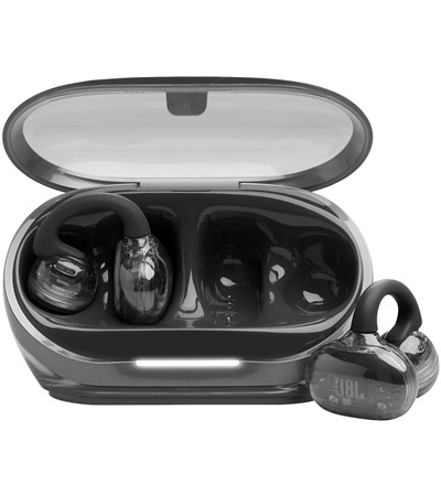 JBL Soundgear Clips bezdr�tov� open-form sluch�tka �ern� Tech-Protect PC6X6 prodlu�ovac� kabel 2m 6x z�suvka, 3x USB-A 3x USB-C 