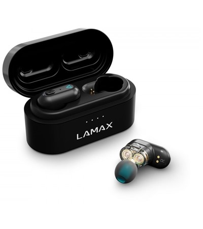 LAMAX Duals1 bezdrtov sluchtka do u ern LDNIO SC10610 prodluovac kabel 2m 10x zsuvka, 5x USB-A, 1x USB-C bl 