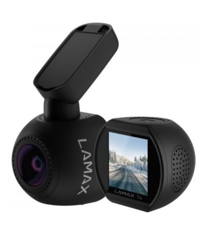 LAMAX T4 magnetick kamera do auta ern Kingston microSDXC 64GB Canvas Select Plus + SD adaptr ,Samsung EVO+ microSDXC 64GB + SD adaptr (MB-MC64KA / EU)