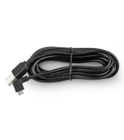 TrueCam USB-A / micro USB ve tvaru L, 3,5m ern kabel Sleva 15% na organizr kabel
