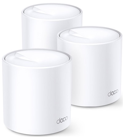 TP-Link Deco X60 Mesh syst�m s podporou Wi-Fi 6 (3ks) Tech-Protect PC6X6 prodlu�ovac� kabel 2m 6x z�suvka, 3x USB-A 3x USB-C 