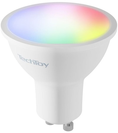 TESLA TechToy Smart Bulb RGB E27, 11W chytrá žárovka 4smarts GaN Flex Pro 200W PD / QC nabíječka s prodlužovacím adaptérem