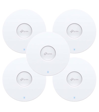 TP-Link EAP613 access point s podporou Wi-Fi 6 (5ks) Tech-Protect PC6X6 prodluovac kabel 2m 6x zsuvka, 3x USB-A 3x USB-C 