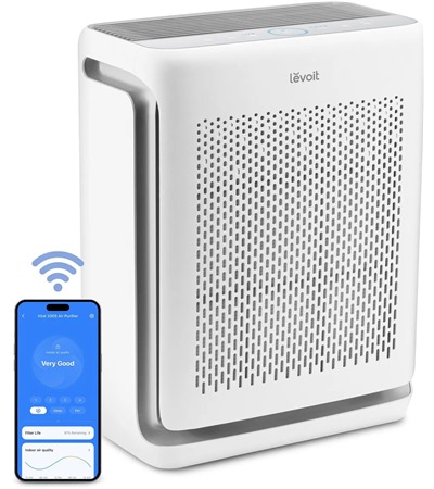 Levoit Vital 200S Pro Smart �isti�ka vzduchu b�l� Levoit Vital 200 True HEPA Carbon filtr pro Vital 200S PRO ,Tech-Protect PC6X6 prodlu�ovac� kabel 2m 6x z�suvka, 3x USB-A 3x USB-C 