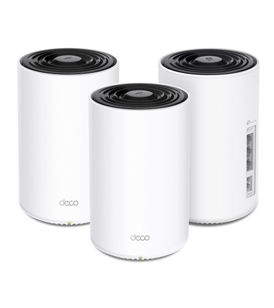 TP-Link Deco PX10 Mesh syst�m s podporou Wi-Fi 6 (3ks) Tech-Protect PC6X6 prodlu�ovac� kabel 2m 6x z�suvka, 3x USB-A 3x USB-C 
