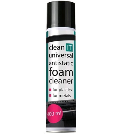 CLEAN IT antistatick� �ist�c� p�na na plasty a kov 400ml