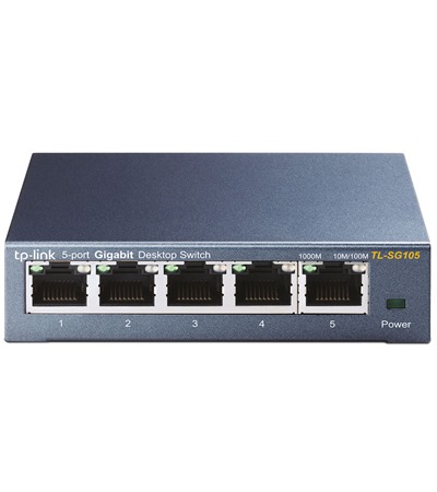 TP-Link TL-SG105 switch modr� C-TECH patchcord Cat5e UTP, 10m �ed� s�ov� kabel ,C-TECH patchcord Cat5e UTP, 5m �ed� s�ov� kabel ,C-TECH patchcord Cat5e UTP, 3m �ed� s�ov� kabel 