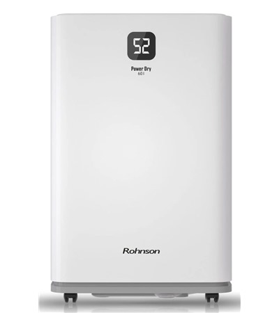 Rohnson R-9160 Power Dry 60L odvlh�ova� b�l� Tech-Protect PC6X6 prodlu�ovac� kabel 2m 6x z�suvka, 3x USB-A 3x USB-C 