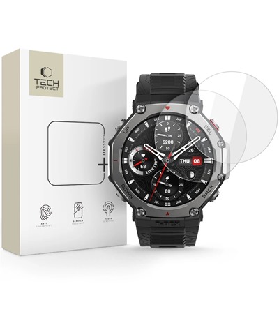 Tech-Protect tvrzen sklo pro Amazfit T-Rex 3 Pro (48 mm) ir 2ks
