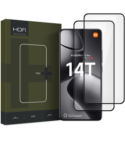 HOFI Glass Pro+ tvrzen sklo pro Xiaomi 14T / 14T Pro 2ks ern