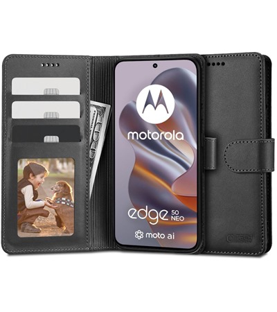 Tech-Protect Wallet flipov� pouzdro pro Motorola Edge 50 Neo / Edge 60 Neo / ThinkPhone 2025 �ern�