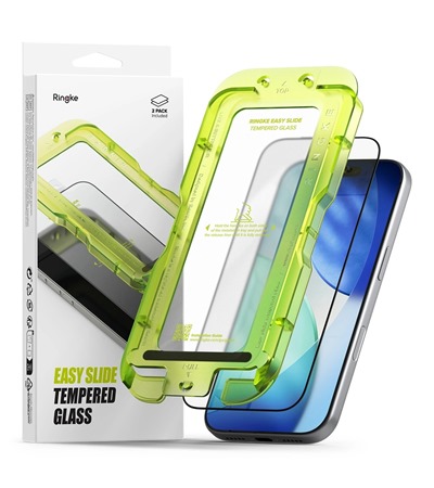 Ringke Easy Slide tvrzen� sklo pro Apple iPhone 17 �ern� 2ks