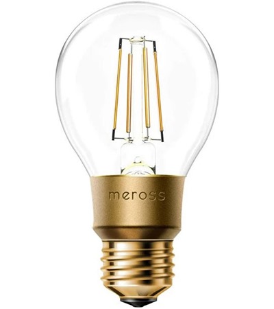 Meross Smart Wi-Fi LED Bulb Dimmer E27, 6W chytr rovka ir LDNIO SC10610 prodluovac kabel 2m 10x zsuvka, 5x USB-A, 1x USB-C bl 