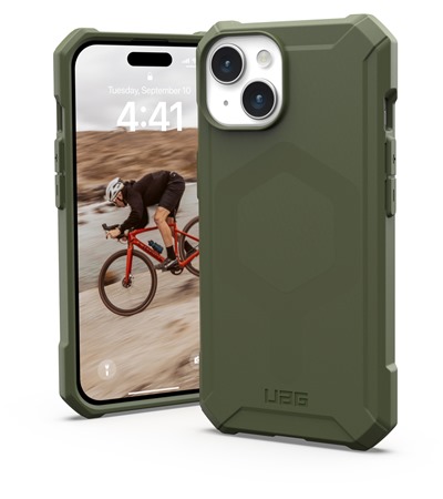 UAG Essential Armor MagSafe odoln zadn kryt pro Apple iPhone 15 olivov