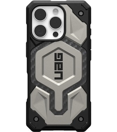 UAG Monarch Pro MagSafe odoln zadn kryt pro Apple iPhone 16 Pro titanov