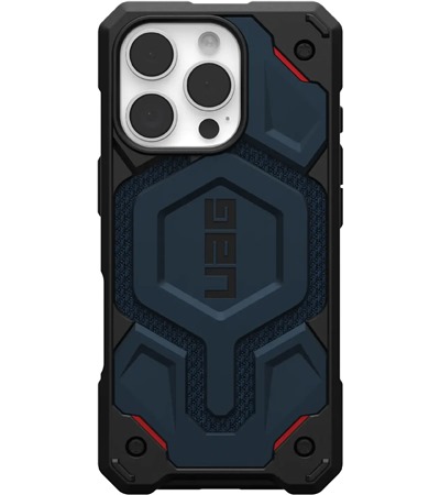 UAG Monarch Pro MagSafe odoln� zadn� kryt pro Apple iPhone 16 Pro kevlarov� modr�