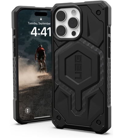 UAG Monarch odoln� zadn� kryt pro Apple iPhone 16 Pro karbonov� �ern�