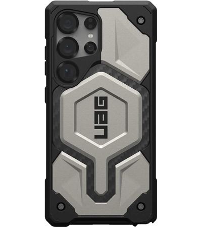 UAG Monarch Pro MagSafe odoln zadn kryt pro Samsung Galaxy S25 Ultra titanov