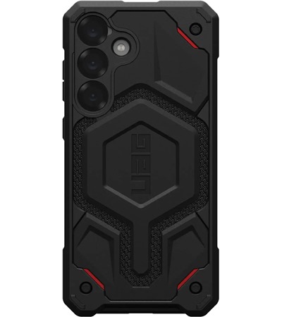 UAG Monarch Pro MagSafe odoln zadn kryt pro Samsung Galaxy S25+ kevlarov ern
