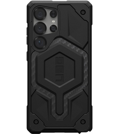 UAG Monarch odoln zadn kryt pro Samsung Galaxy S25 Ultra karbonov ern