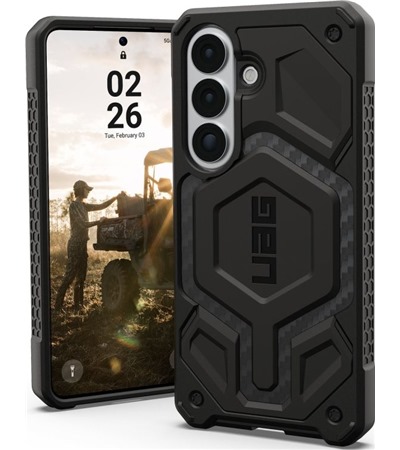UAG Monarch Pro MagSafe odoln� zadn� kryt pro Samsung Galaxy S26 karbonov� �ern�