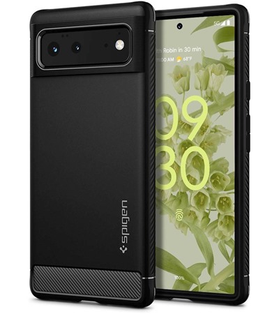Spigen Rugged Armor odoln zadn kryt pro Google Pixel 6 ern