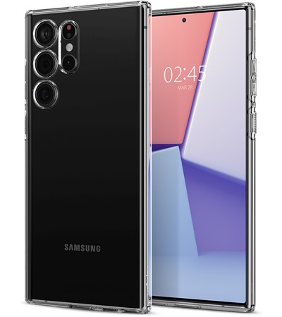 Spigen Liquid Crystal zadní kryt pro Samsung Galaxy S22 Ultra čirý