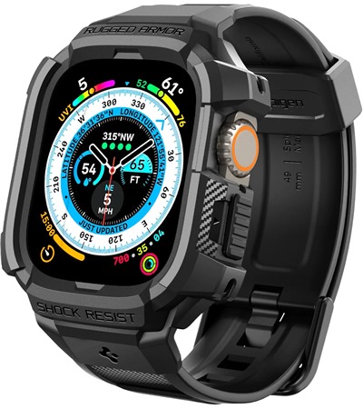 Spigen Rugged Armor Pro kompletn� pouzdro s �em�nkem pro Apple Watch Ultra �ir�