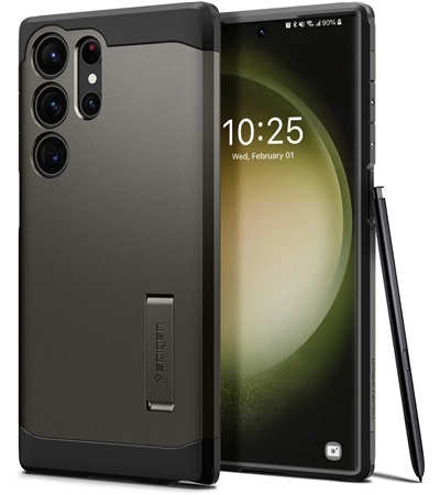 Spigen Tough Armor odoln� zadn� kryt pro Samsung Galaxy S23 Ultra �ed�