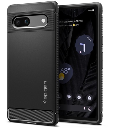 Spigen Rugged Armor odoln zadn kryt pro Google Pixel 7a ern