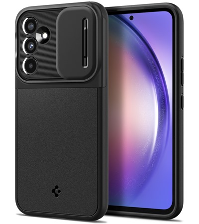 Spigen Optik Armor zadn� kryt s krytkou kamery pro Samsung Galaxy A54 5G �ern�