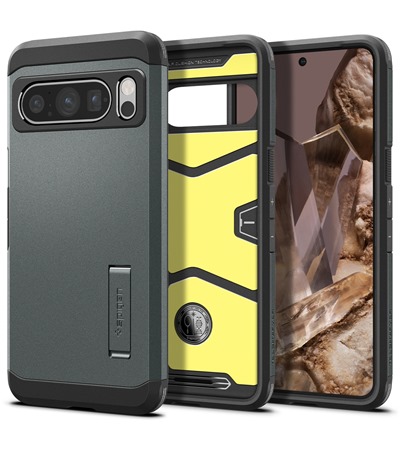 Spigen Tough Armor odoln� zadn� kryt pro Google Pixel 8 Pro zelen�