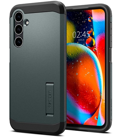 Spigen Tough Armor odoln zadn kryt pro Samsung Galaxy S23 FE zelen